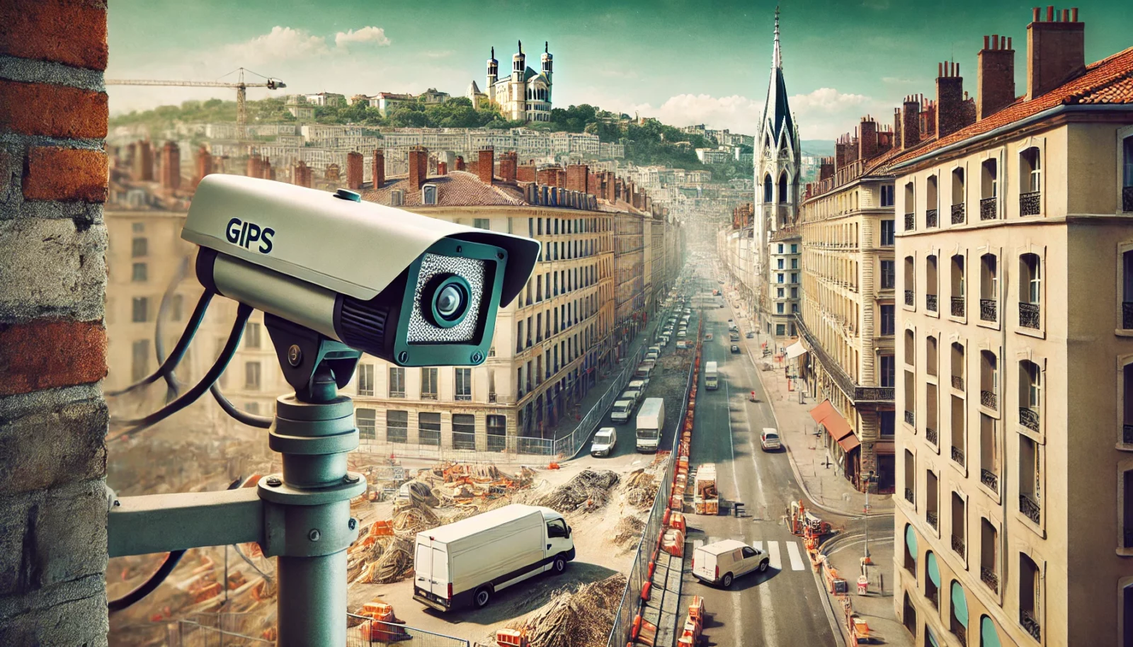 Caméras de surveillance de chantier avec alarme intégrée à Lyon